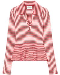 Claudie Pierlot - Gestreifter Pullover aus Feinstrick - Lyst