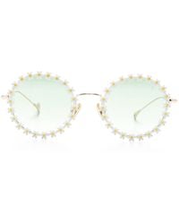Eyepetizer - Lulu Round-Frame Sunglasses - Lyst