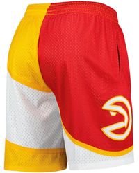 Mitchell & Ness - X Nba Atlanta Hawks 1986 Split Swingman ショートパンツ - Lyst