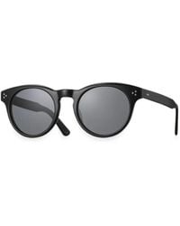 Eyevan 7285 - Luminous-E Round-Frame Sunglasses - Lyst