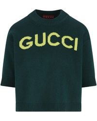 Gucci - T-Shirt Met Logo - Lyst