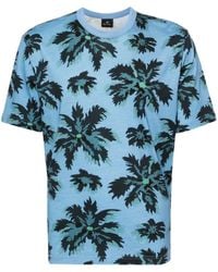 PS by Paul Smith - Palmera Print Cotton T-Shirt - Lyst