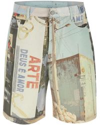 Arte' - All-over Print Shorts - Lyst