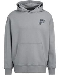 Fila - Logo-Print Hoodie - Lyst