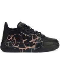 Giuseppe Zanotti - Talon Graphic-Print Sneakers - Lyst