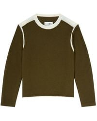 MM6 by Maison Margiela - Crew Neck Jumper - Lyst