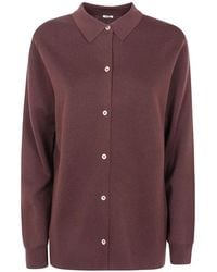 Aspesi - Button-Up Collared Cardigan - Lyst