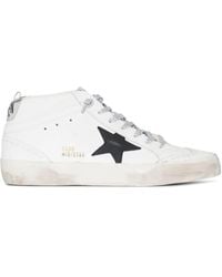 Golden Goose - Star-Patch Lace-Up Sneakers - Lyst