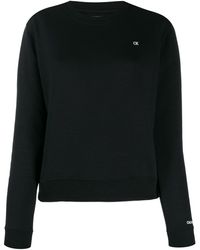 Calvin Klein Sudadera con parche del logo - Negro