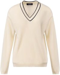 Fabiana Filippi - V-Neck Long-Sleeve Sweater - Lyst