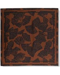 KARL LAGERFELD - Graphic-Print Scarf - Lyst