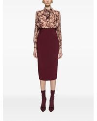 Nissa - High-Rise Midi Skirt - Lyst
