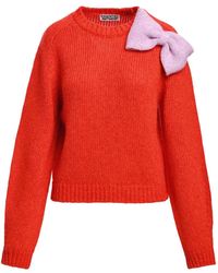 Essentiel Antwerp - Kollier Bow-Embellished Sweater - Lyst