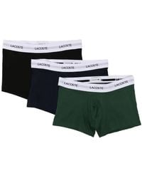 Lacoste - Lot De Trois Boxers À Logo - Lyst