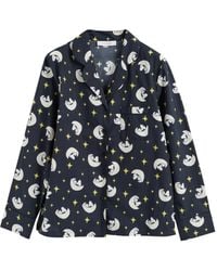 Chinti & Parker - Graphic-Print Cotton Pyjama Shirt - Lyst