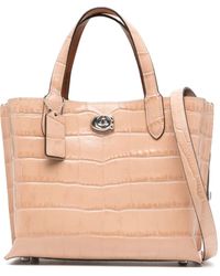 COACH - Willow 24 Leather Tote Bag - Lyst