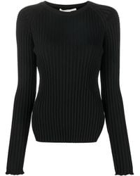 Stella McCartney - Rib-Knit Long-Sleeve Top - Lyst