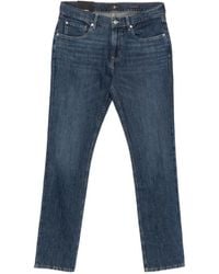7 For All Mankind - Jean Droit À Boutonnière - Lyst