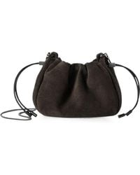Brunello Cucinelli - Mellow Suede Shoulder Bag - Lyst