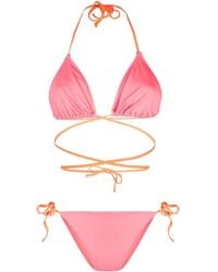 Noire Swimwear - Tanning Wrap-Style Bikini - Lyst