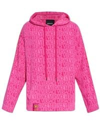 Versace - Logo-Jacquard Hoodie - Lyst