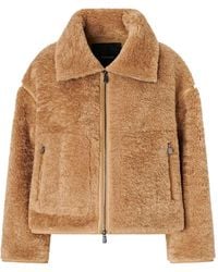 Pinko - Veste Bomber En Peau Lainée Artificielle - Lyst