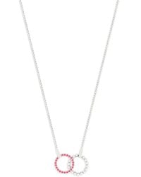 Officina Bernardi - 18Kt Moon Eden Ruby Necklace - Lyst