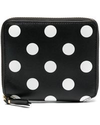 Comme des Garçons - Polka Dot Zipped Wallet - Lyst