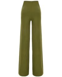 MAISON ANANA - Logo-Plaque Palazzo Pants - Lyst