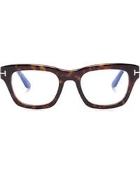 Tom Ford - Lunettes De Vue À Monture Rectangulaire - Lyst