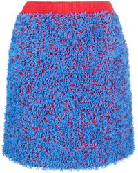 Tory Burch - Confetti Tweed Mini Skirt - Lyst