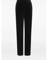 Emporio Armani - Velvet Trousers - Lyst