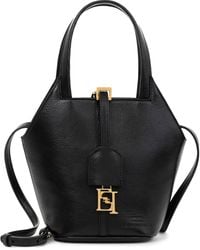 Elisabetta Franchi - Everywhere Small Leather Bag - Lyst