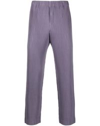 Homme Plissé Issey Miyake - Tapered-Hose aus Cord - Lyst