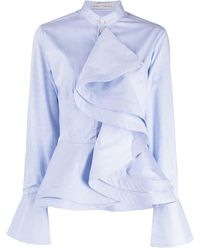 Palmer//Harding - Endure Striped Cotton Shirt - Lyst