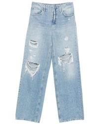 Dondup - Belt-Loop Distressed Jeans - Lyst