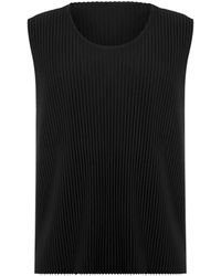 Issey Miyake - Pleated Tank Top - Lyst