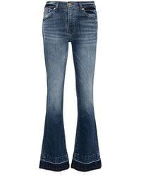 7 For All Mankind - Tailorless Mid-Rise Bootcut Jeans - Lyst