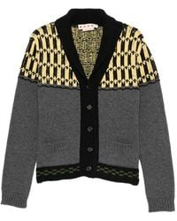 Marni - Geometrisch Gemusterter Cardigan - Lyst
