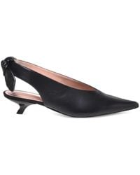 Alberta Ferretti - Escarpins En Cuir À Bout Pointu - Lyst