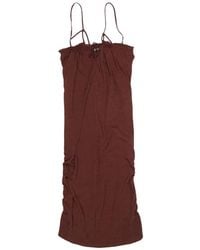 Bimba Y Lola - Midi Dress With Adjustable Straps - Lyst