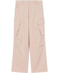 B+ AB - Twisted Cargo Pleat-knee Trousers - Lyst