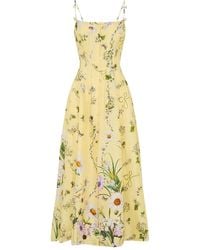CAMILLA - Abito Midi A Fiori - Lyst