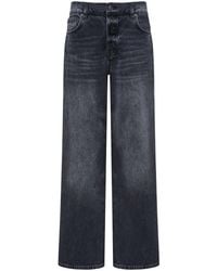 12 STOREEZ - Wide-Leg Organic-Cotton Jeans - Lyst