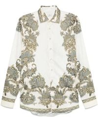 Etro - Shirt mit Paisley Print - Lyst