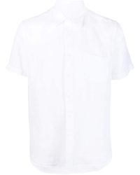 120% Lino - Short-sleeve Linen Shirt - Lyst
