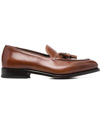 Ferragamo - Tassel-Detail Leather Loafers - Lyst