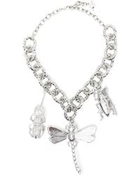 Blumarine - Halskette Mit Insekten-Anhänger - Lyst