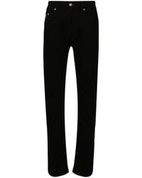 Versace - Halbhohe Slim-Fit-Jeans - Lyst