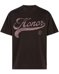 Honor The Gift - Holiday Script Logo-print T-shirt - Lyst